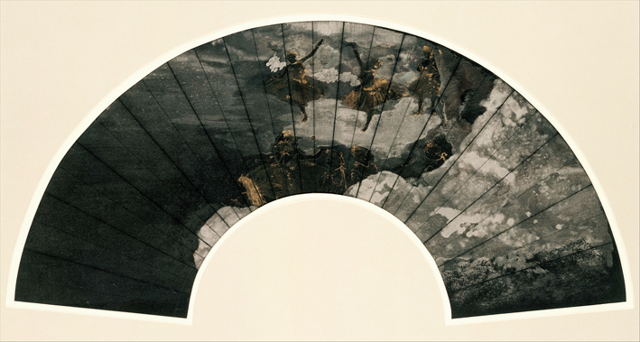  埃德加·德加 Edgar Degas—— 扇面中的舞者 (1)